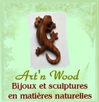 Art`n Wood: créatrice de bijoux et sculptures en matières naturelles